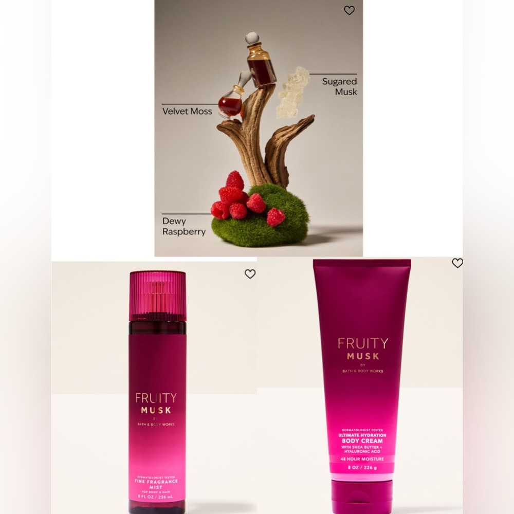 Bath & Body Works Fruity Musk Set